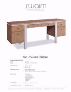 Picture of 499-20-W-PSS-FD VOLTAIRE DESK