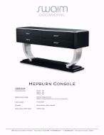 Picture of 7200-3-W HEPBURN CONSOLE