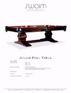 Picture of JULIUS-8 JULIUS BILLIARDS TABLE