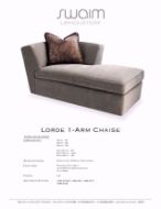 Picture of 1006 R/LACH37 LORDE 1-ARM CHAISE