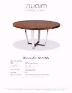 Picture of 284-6-W-60-PSS DELILAH DINING