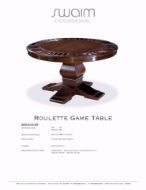 Picture of 263-6-W-54 ROULETTE GAME TABLE