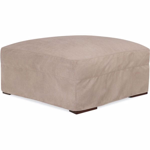 Picture of C7822-90 SLIPCOVERED COCKTAIL OTTOMAN