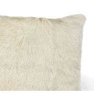 Picture of GOAT SKIN SQUARE PILLOW - IVORY