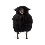Picture of LEON SHEEP SCULPTURE - BLACK