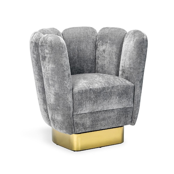 Picture of GALLERY SWIVEL CHAIR BRASS