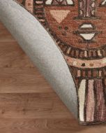 Picture of JUSTINA BLAKENEY X LOLOI AYO BERRY / SPICE 3'-0" X 3'-0" ROUND ACCENT RUG